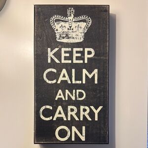 Francesca’s Wall Art Decor Wood Black and White